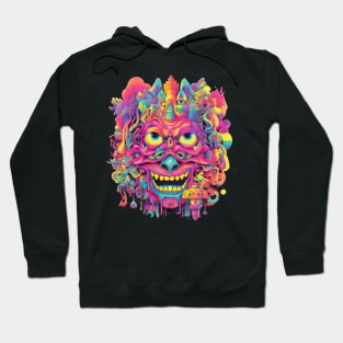 The colors are dancing and the patterns are swirling - an acid trip design dream come true Hoodie